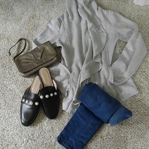 Catherine Malandrino Pearl Top Mules